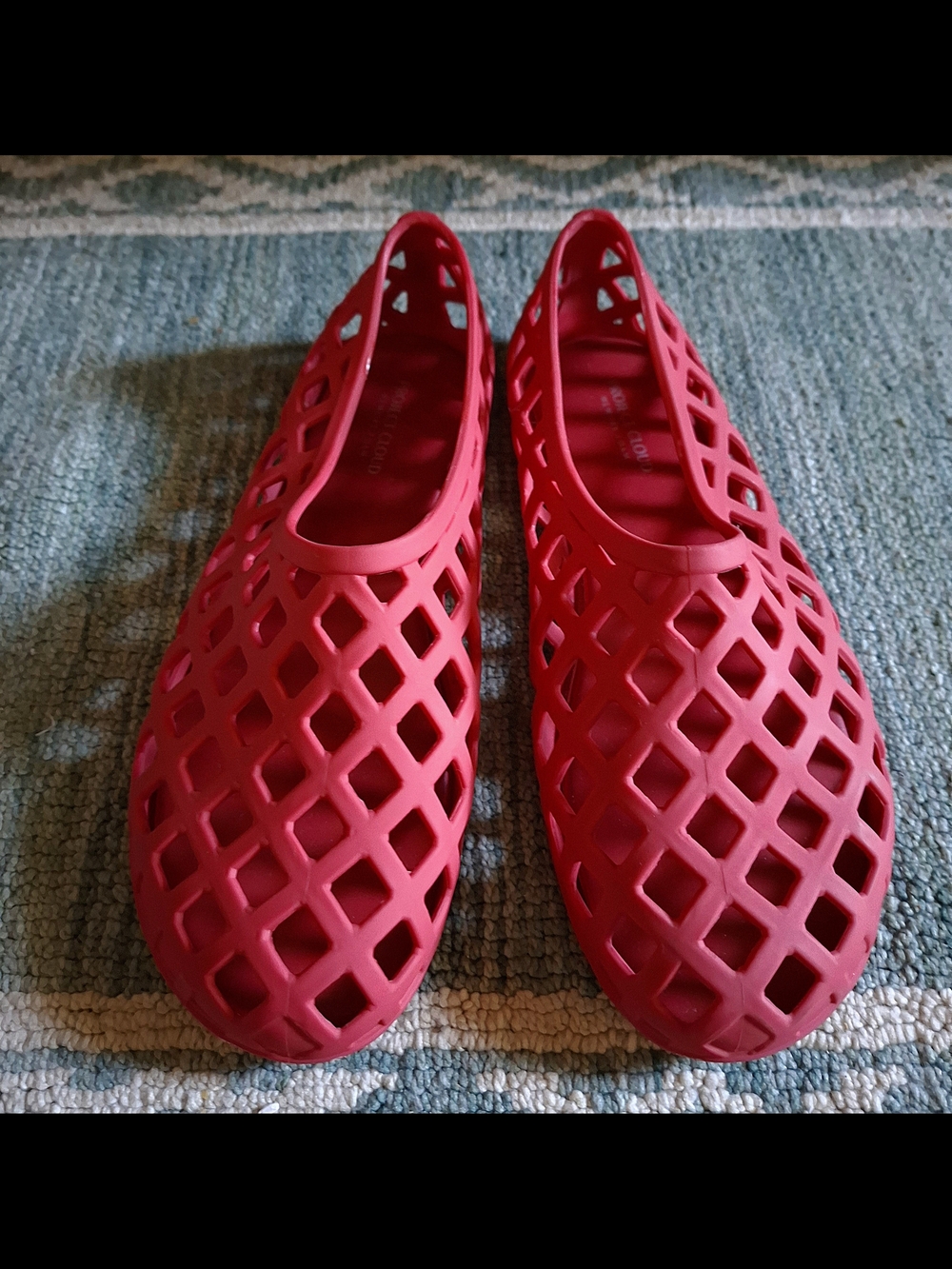 Women’s Red Cutout Flats